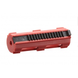 Lancer Tactical 14 Teeth Reinforced Polycarbonate Full Stroke Piston with Steel Teeth (Color: Red)