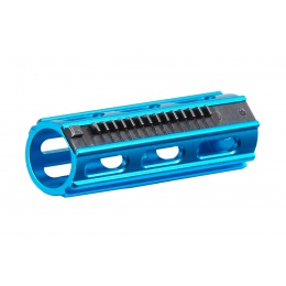 Lancer Tactical 14 Teeth Reinforced Aluminum Piston with Steel Teeth (Color: Blue)