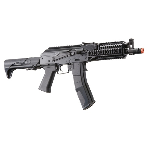 LCT 9mm PP-19 PDW AK Airsoft AEG Rifle w/ Picatinny Handguard (Black)
