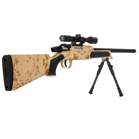 ZM51C MK51 Spring Bolt Action Airsoft Rifle w/ Scope (Desert Digital)