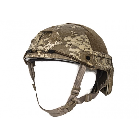 Lancer Tactical Airsoft Helmet Ballistic Type - DESERT DIGITAL - M/L