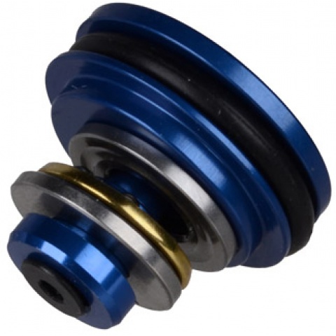T&D Airsoft AEG CNC Machined Ported Ball Bearing Piston Head - BLUE