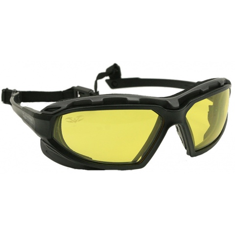 Valken V-TAC Echo Airsoft Goggles - ANSI Z87.1 Rated - YELLOW