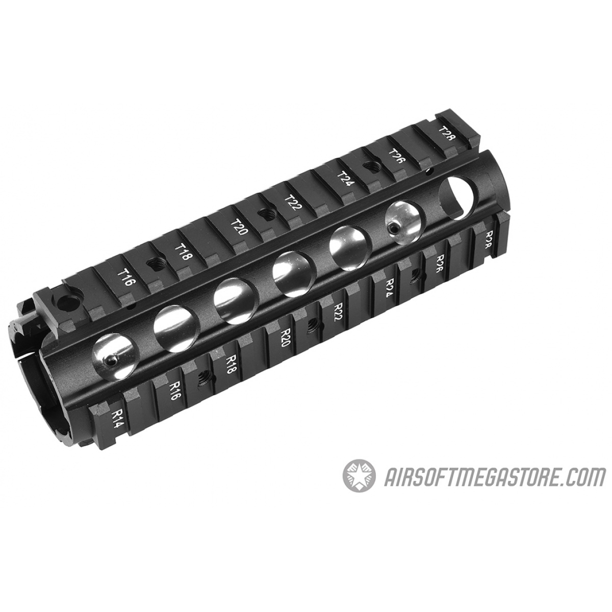 Golden Eagle 6.5" M4 AEG Airsoft Carbine DropIn Quad Rail System Airsoft Megastore