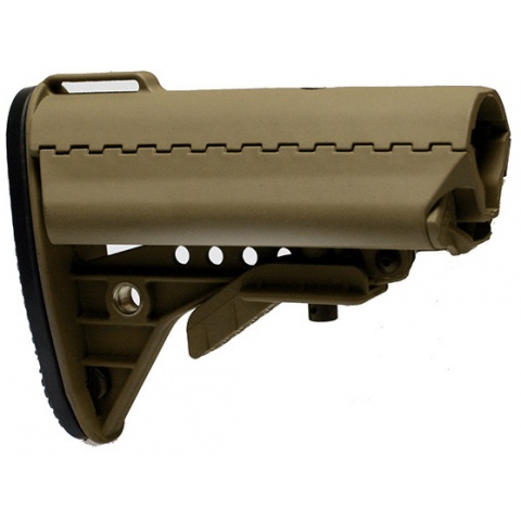 T&D Airsoft Improved M4 Style Crane Stock - TAN