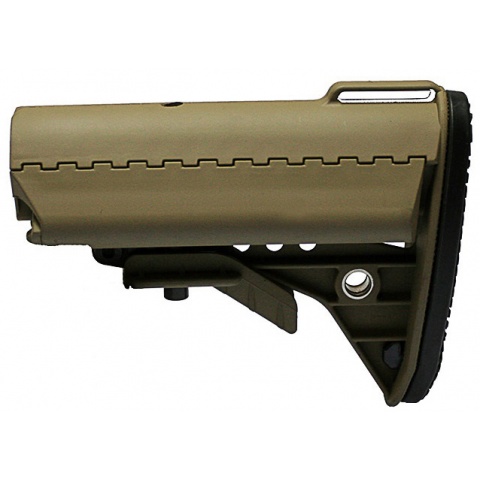 T&D Airsoft Improved M4 Style Crane Stock - TAN