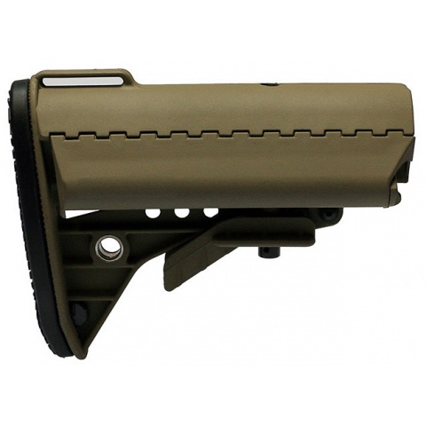 T&D Airsoft Improved M4 Style Crane Stock - TAN
