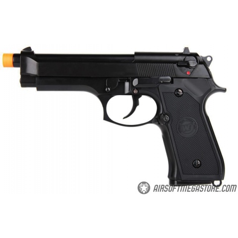 WE Tech Full Metal M92 GBB Gas Blowback Pistol - BLACK