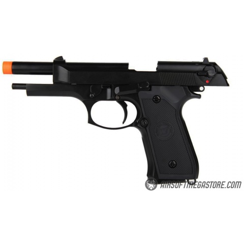 WE Tech Full Metal M92 GBB Gas Blowback Pistol - BLACK