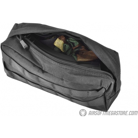 Airsoft Megastore Armory 600D MOLLE Large Utility Pouch - BLACK