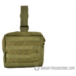 Airsoft Megastore Armory 600D MOLLE Drop Leg Utility Mag Pouch - OD