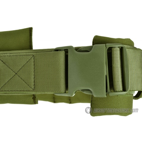 Airsoft Megastore Armory 600D Duty Belt w/ Padded Liner - OD GREEN