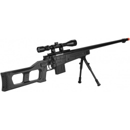 WellFire MB4409 MK96 Covert Bolt Action Airsoft Sniper Rifle - BLACK