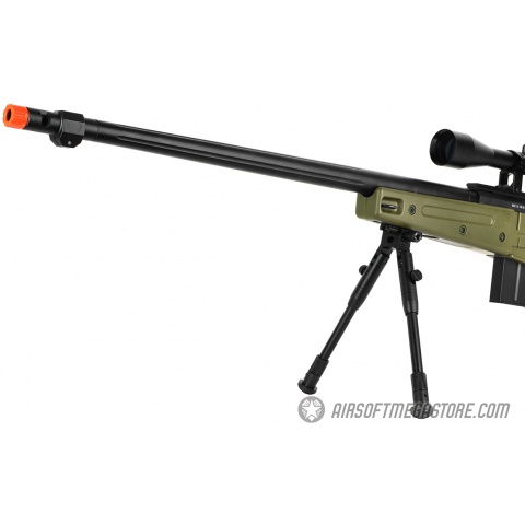 WellFire MB4409 MK96 Covert Bolt Action Airsoft Sniper Rifle - OD GREEN