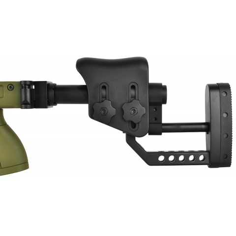 WellFire MB4410 Bolt Action Sniper Rifle w/ Scope and Bipod - OD GREEN