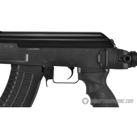 Golden Eagle AK47 RIS Tactical AEG Airsoft Gun w/ Foregrip - BLACK