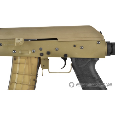 Golden Eagle Full Metal Tactical AK74 RIS Airsoft AEG Rifle - TAN