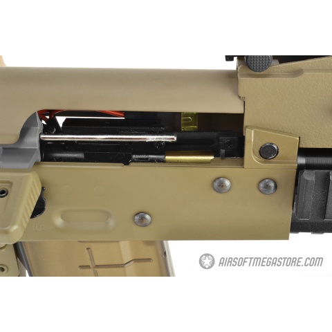 Golden Eagle Full Metal Tactical AK74 RIS Airsoft AEG Rifle - TAN