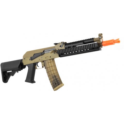 Golden Eagle Full Metal Tactical AK74 RIS Airsoft AEG Rifle - TAN