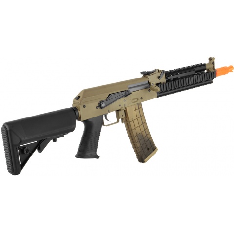 Golden Eagle Full Metal Tactical AK74 RIS Airsoft AEG Rifle - TAN