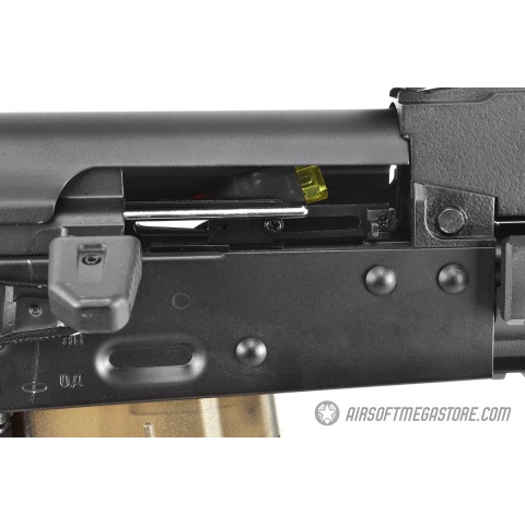 Golden Eagle Tactical AK74 Airsoft AEG Rifle w/ LE Stock - BLACK