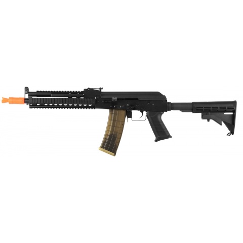 Golden Eagle Tactical AK74 Airsoft AEG Rifle w/ LE Stock - BLACK