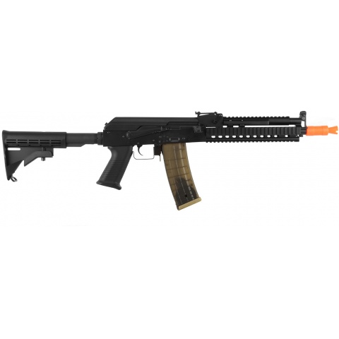 Golden Eagle Tactical AK74 Airsoft AEG Rifle w/ LE Stock - BLACK