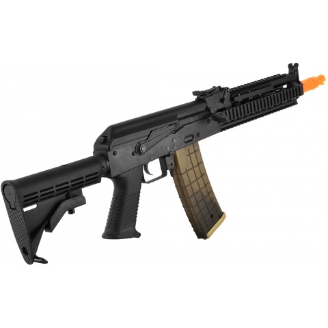 Golden Eagle Tactical AK74 Airsoft AEG Rifle w/ LE Stock - BLACK