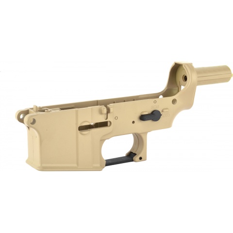Golden Eagle M-147 Polymer M4 / M16 Airsoft Lower Receiver - TAN