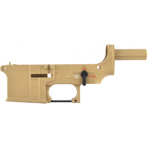 Golden Eagle Airsoft M4 / M16 AEG Polymer Lower Receiver - TAN