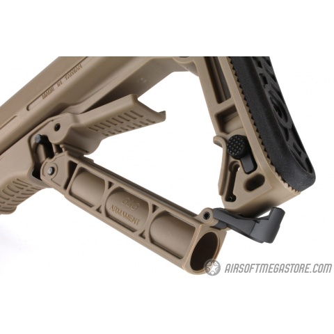 G&G CM16 Combat Machine MOD 0 Airsoft M4 AEG Rifle - TAN