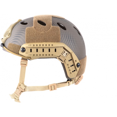 Spartan Head Gear PJ Type Airsoft Helmet w/ NVG Shroud - NAVY SEAL