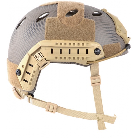 Spartan Head Gear PJ Type Airsoft Helmet w/ NVG Shroud - NAVY SEAL