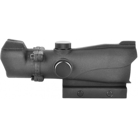 AMA 2x40mm Illuminated Fixed Airsoft Tactical Scope - Matte Black