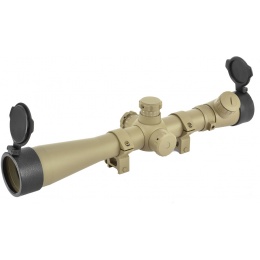 Element 3-10x40E-SF Magnified Side Focus Airsoft Rifle Scope - TAN