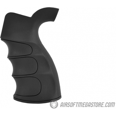 Element Ergonomic M4 / M16 Grooved AEG Tactical Motor Grip - BLACK