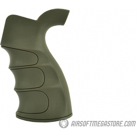 Element Ergonomic M4 / M16 Grooved AEG Tactical Motor Grip - FOLIAGE