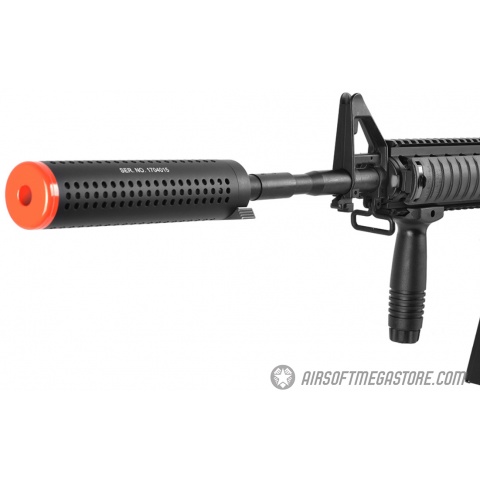 ICS C-15 Full Metal SR16 M4 Airsoft AEG Rifle w/ QD Barrel Extension