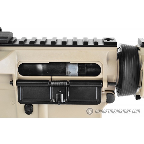 ICS M4 RIS Commando Sportline Airsoft AEG Rifle w/ Crane Stock - TAN