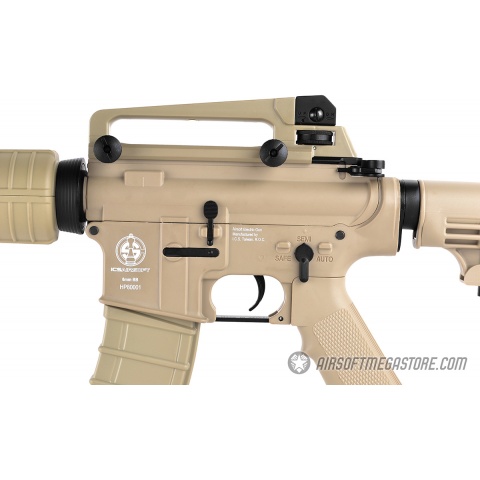 ICS Sportline Polymer M4A1 Airsoft AEG Rifle - TAN
