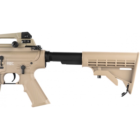 ICS Sportline Polymer M4A1 Airsoft AEG Rifle - TAN