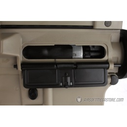 ICS M4A1 RIS Carbine Sportline Airsoft AEG Rifle w/ PEQ Box - TAN