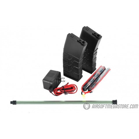 ICS Combat Boy Sportline M4A1 Carbine Airsoft AEG Rifle - BLACK