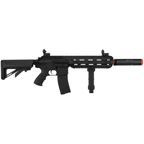 ICS CXP-16L Full Metal Airsoft AEG Rifle w/ Barrel Extension - BLACK
