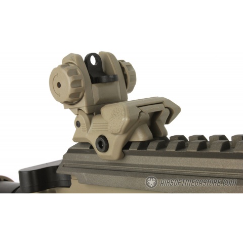 ICS CXP-16L Full Metal Airsoft AEG Rifle w/ Barrel Extension - TAN