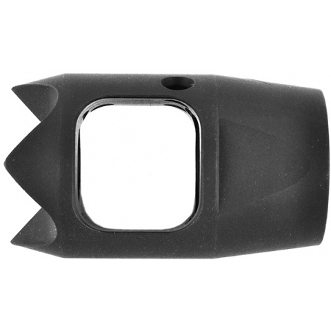 Rainier Arms PTS 14mm CCW Mini XT Airsoft Flash Hider - BLACK