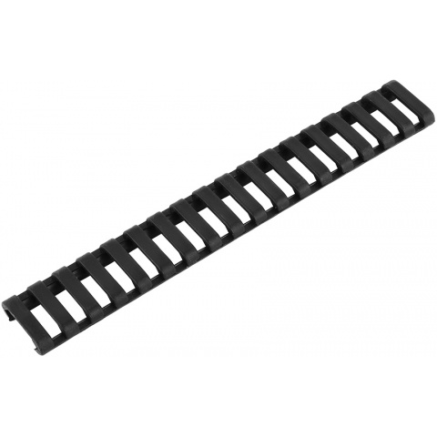 Ergo Grips 18-Slot LowPro Airsoft Ladder Rail Cover - BLACK