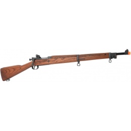 G&G GM1903 A3 Airsoft WWII Green Gas Bolt Action Rifle - REAL WOOD
