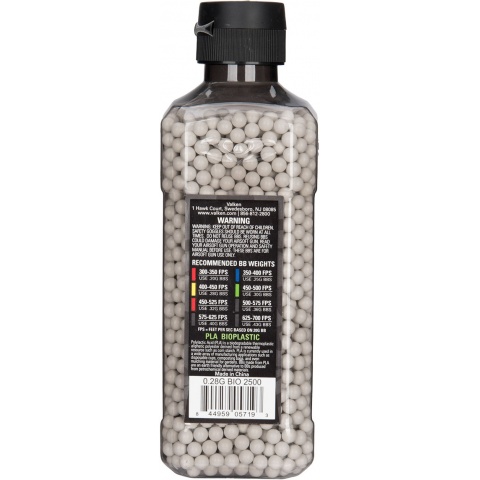 Valken Tactical 0.28g Biodegradable BB Bottle - 2500rds - WHITE