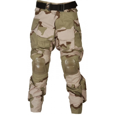 Jagun Tactical Gen 3 Airsoft Combat Pants and Shirt BDU - DESERT 3 COLOR